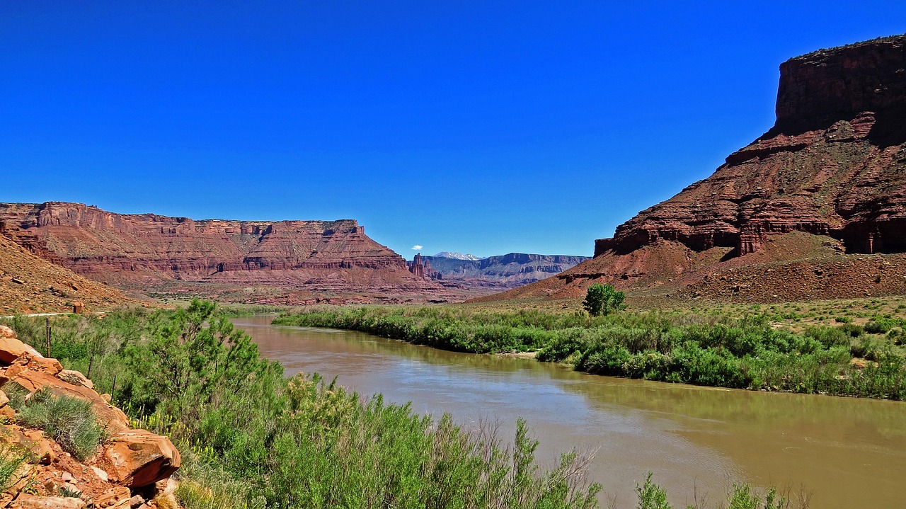 scenic landscape of the colorado river