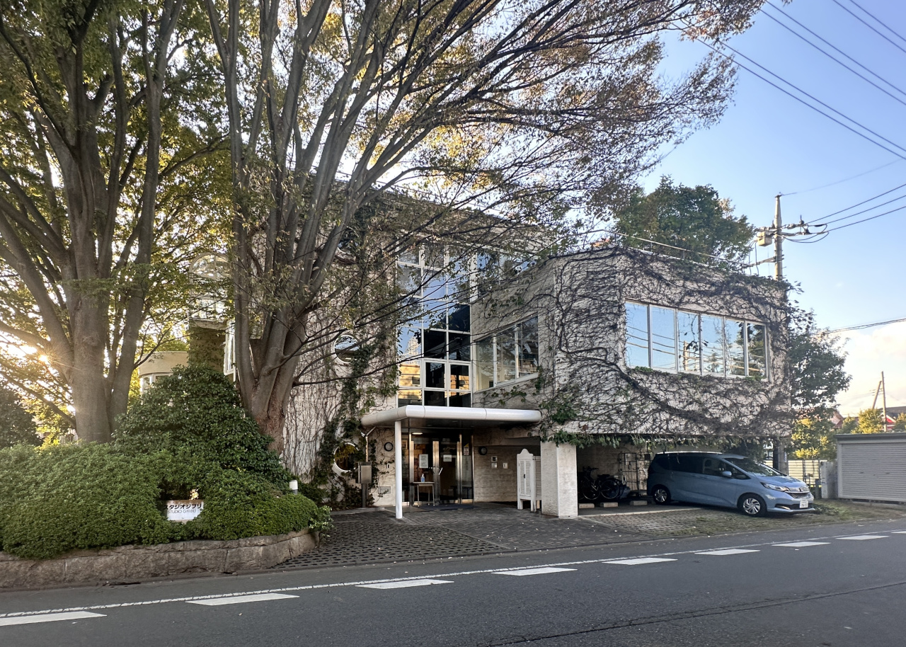 photograph of the studio ghibli building