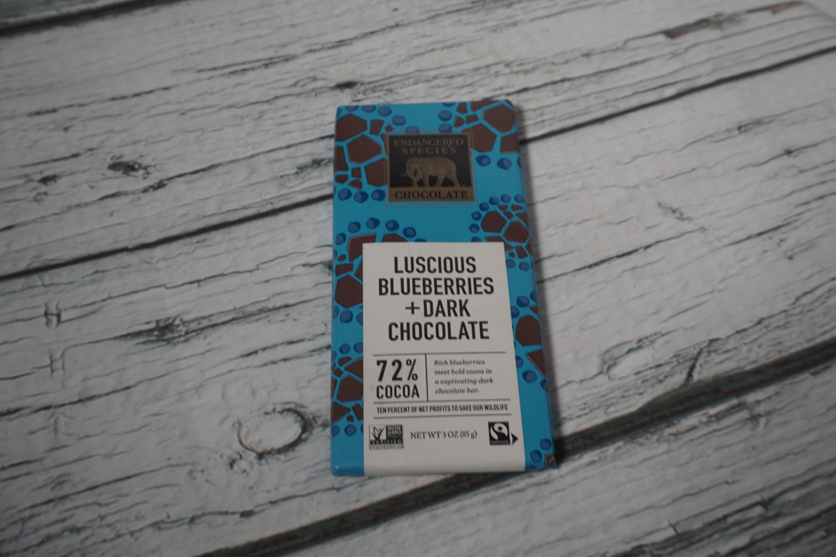 Endangered Species Chocolate Luscious Blueberries + Dark Chocolate