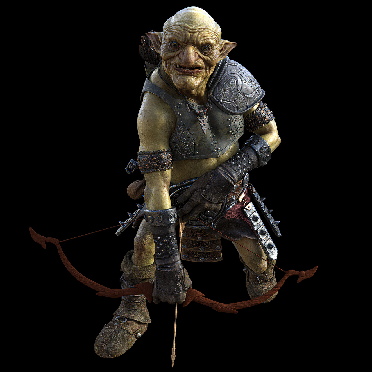 goblin holding a bow and arrow