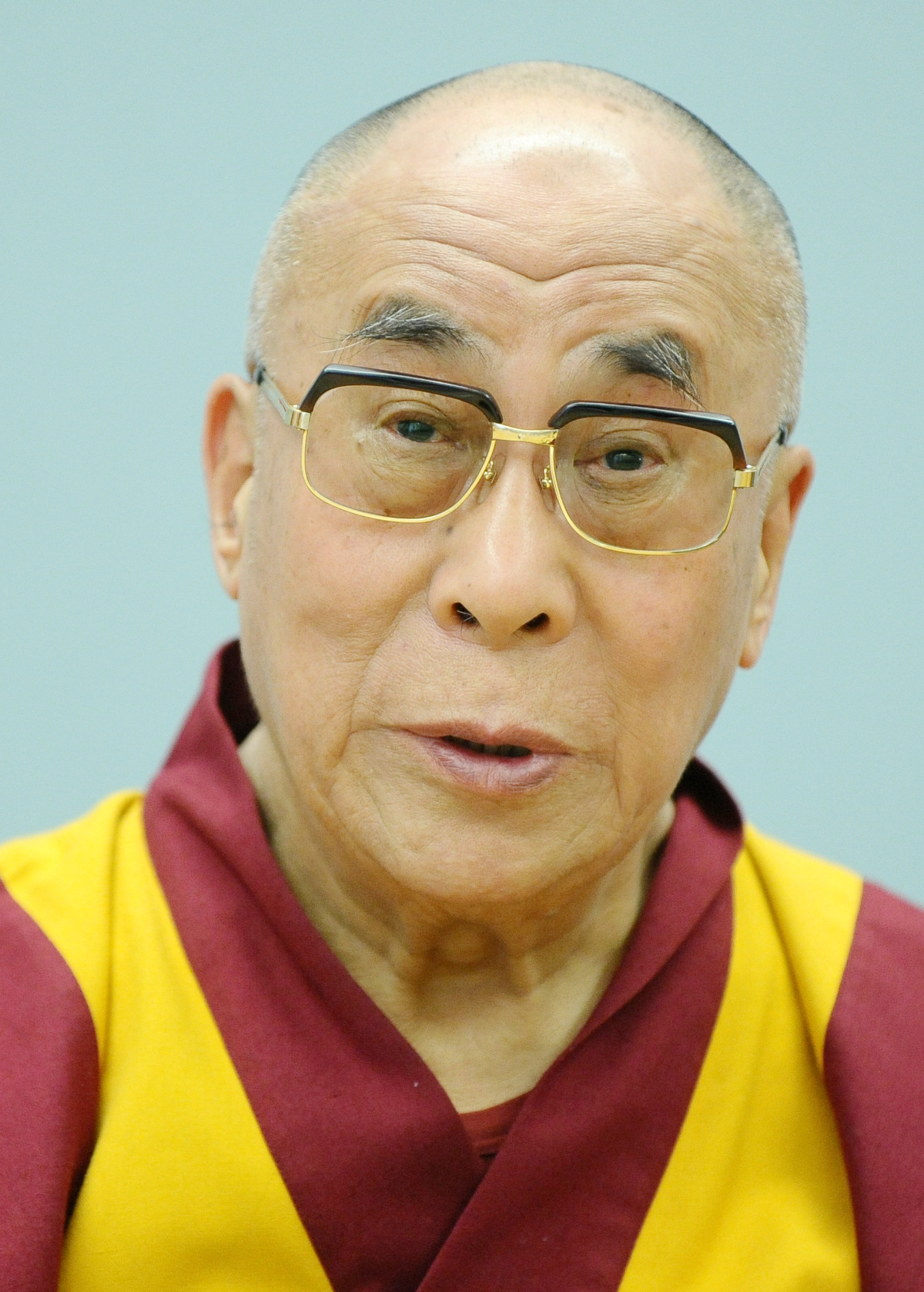 Tenzin Gyatso 14th Dalai Lama in Trento in 2013