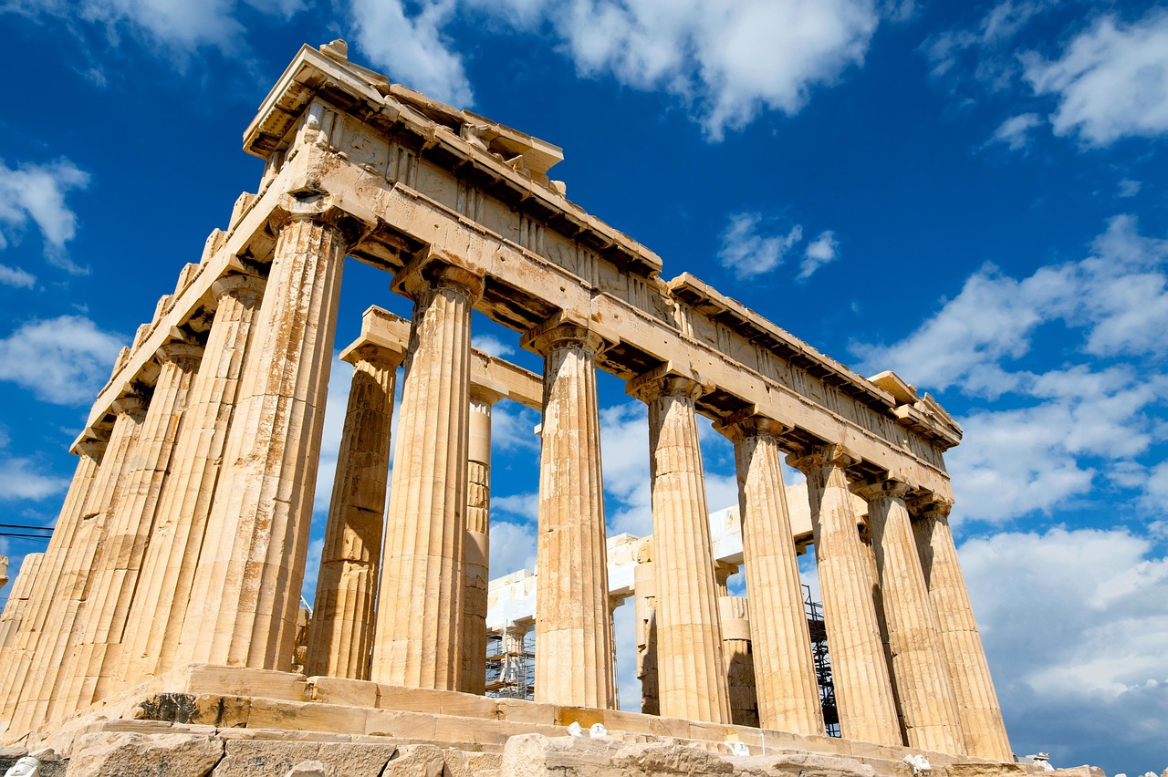 greek parthenon temple ruins