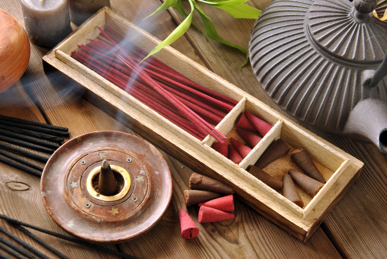 incense sticks and cones in a container