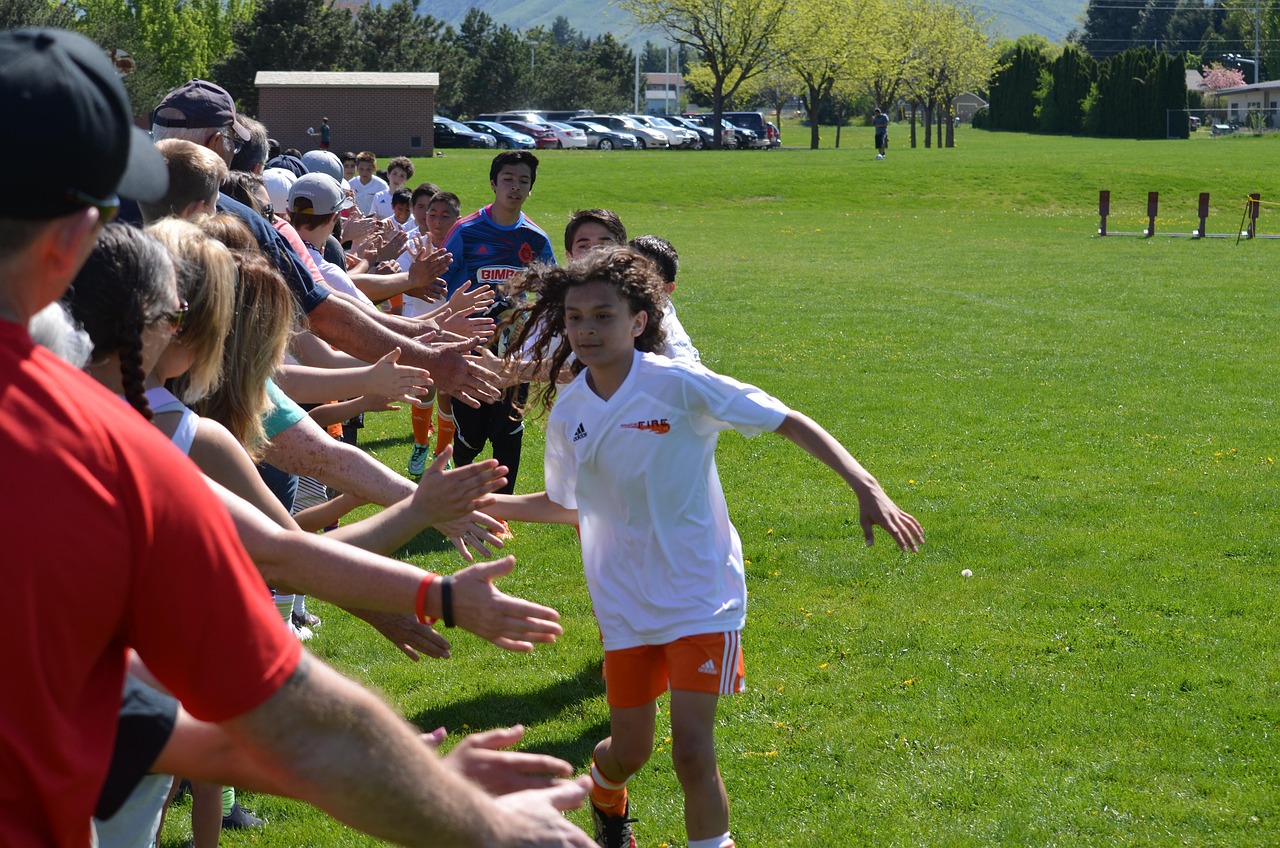 kids playing soccer