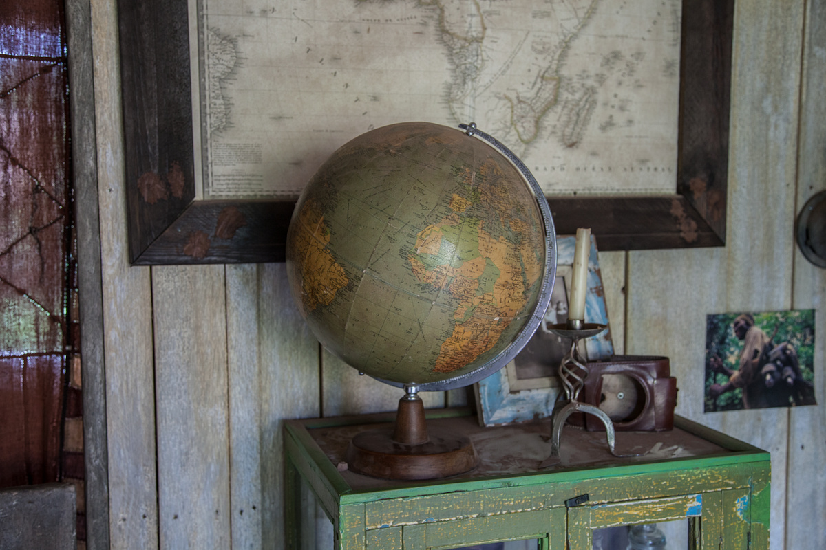 world globe on a table